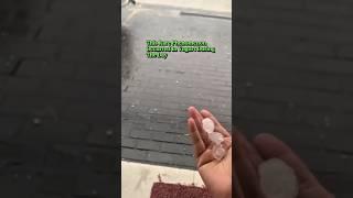 "Extreme Hailstorm! How Does It Happen? (Reaction & Explanation)"#shorts