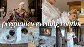 My pregnancy evening routine, a spa day & a big H&M haul!