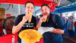 Street Food in Mauritius!!  MAURITIAN FOOD + Market Tour in Mahébourg! | East Africa