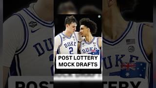 POST-LOTTERY MOCK DRAFTS  #nbadraft #draft #draftlottery #Proctor #Zikarsky #Condon #Toohey #fyp