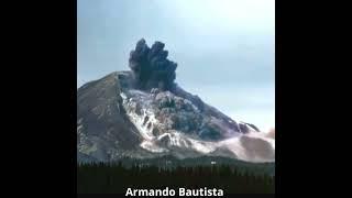 Мощное извержение вулкана volcanic eruption #volcan #philippines