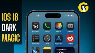 iOS 18 How to make home screen icons dark on iPhone