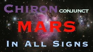 Chiron Conjunct Mars In All Signs