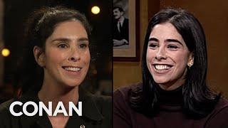 Sarah Silverman Looks Back At Her First "Late Night" Appearance - CONAN on TBS