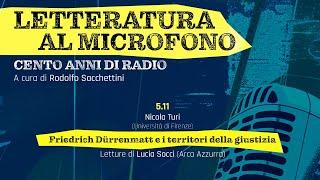 Friedrich Dürrenmatt e i territori della giustizia - 5 novembre 2024