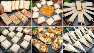 10 Easy Bread Snacks | New Recipe | Snacks Recipes | Evening Snacks Recipes Spicy with Bread