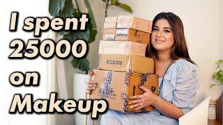 HUGE NYKAA HAUL | I spent 25000 on makeup | Aparna Thomas