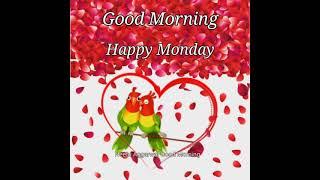 Good Morning Happy Monday,Monday Greetings,Happy Monday Whatsapp Status Video,Happy Monday Wishes