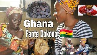 Most loved food in Ghana original FANTE KENKEY || FANTE DOKONO || How to prepare kenkey/Dokono