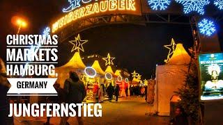 Jungfernstieg - Christmas Markets Hamburg, Germany 2019