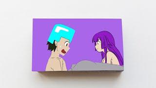 Ummm Mom?! Minecraft Anime Flipbook Animation