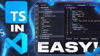 THIS is EASY TypeScript Setup in VSCode