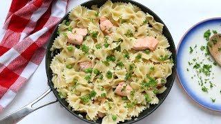 Creamy Salmon Pasta | 15 Minute Meal