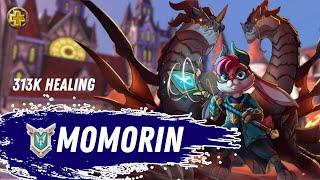 NEW MOJI IS CRAZY 313K Heal Momorin (Master) Paladins Competitive Gameplay