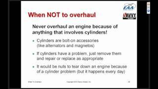 Webinar - Deciding When to Overhaul