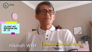 Work From Home Challenge: Abdul Haris M. Roem I Ketua Himpunan Konsultan Hukum Pasar Modal