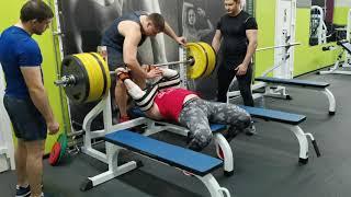 Жим лёжа Crushing Bench Press PR: 245x1 in Slingshot  #жим лёжа #жим штанги лёжа #жим лёжа техника