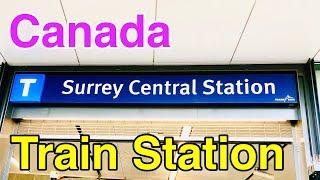 [Travel Vancouver] Surrey Central Station Vancouver SkyTrain Expo Line,  Feb 13, 2022