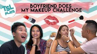 TSL Plays: Extreme Boyfriend Does My Makeup Challenge