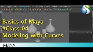 Basics Of Autodesk Maya #Class 04 | Modeling with Curves in Maya