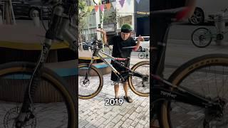 My mountain bike evolution! 2019→2025 #mtb #downhillmtb