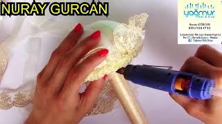 DIY | 2020 bridal bouquet holder | İpek Çiçeklerle Düğün Buketi Nasıl Yapılır | 2020 Gelin Buketi