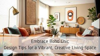 Embrace Boho Chic: Design Tips for a Vibrant, Creative Living Space