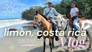 Puerto Limòn, Costa Rica Travel Guide! Cahuita Horseback Riding + National Park with SYL Travel 