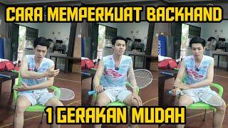 Gerakan Simple Buat Backhand Jadi Kuat || Pemula Wajib Nonton