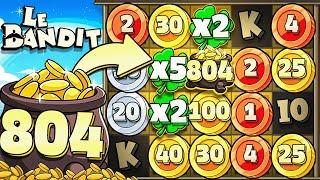 MY BIGGEST LE BANDIT WIN EVER! (HUGE CLOVERS)