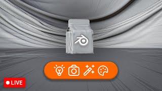 [LIVE] Making a Shot Look Pretty in Blender 3D! [Lighting, Post-Processing...]