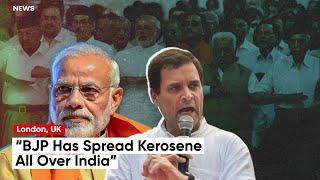 “Battle Between National Vision Of RSS And Congress,” Rahul Gandhi At London Conclave