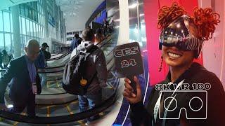 8K CES 2024 Las Vegas Highlights Part 1 - VR 180 3D Teche