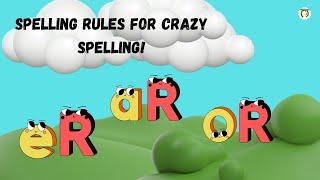 Spelling Rules for Crazy Spelling/ er ar or #homeschoolingwithhiraspellingrules