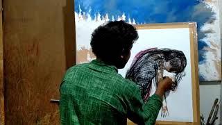 Pandemic Art || Art Of Debasish || drawing tutorial