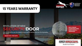 First Magicseal - Panther Protect Security Mesh Door 金刚防盗网 (Johor Malaysia)