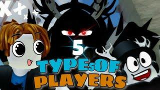 5 TYPES OF PLAYERS IN OBBY CREATOR !! (Roblox)