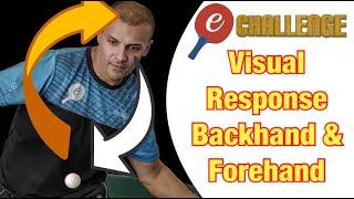 Visual Training at Home for your BACKHAND & FOREHAND | eBATT Challenge #15