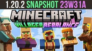 Minecraft 1.20.2 Snapshot 23W31A - The Villager Update?