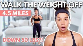 4.5 MILE Fat Burning Indoor Walk (BURN OVER 600 CALORIES!!) Beginner Friendly | growwithjo