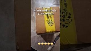 ROSIER A2 gir cow ghee unboxing &  review or  ₹1960/lit @FlyingBeast320 #rosier @fitmuscletv4536