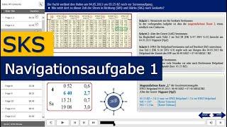 SKS Navigationsaufgabe 1 - Schritt für Schritt zum Sportküstenschifferschein mit dem SKS-Onlinekurs