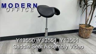 Saddle Seat Stool Assembly Video - Y13550, Y13551, Y13561