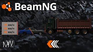 BeamNG Лобовое столкновение двух автомобилей 10