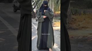 Beautiful shrug abaya cutting and stitching/ front open abaya design #design #fashion #niqab #abaya
