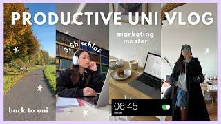 BACK TO UNI: Alltag einer BWL Master Studentin, Marketing, produktiver Uni Vlog | Laica Vergara