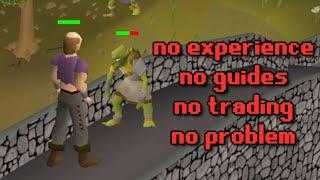 Runescape Ironman, But Blind With No Guides