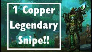 I Bought a Crafted Legendary for 1 Copper!! | The Ethics of Sniping...