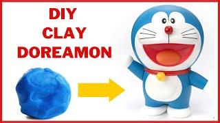 Handmade Clay Doreamon |DIY | Simple and Easy Clay Doreamon