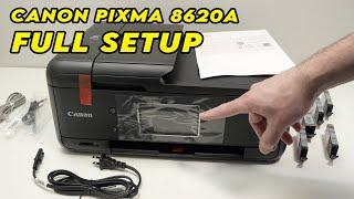 How to Wi-Fi Setup How to Canon Pixma TR8620a & TR8622 Printer With PC Computer